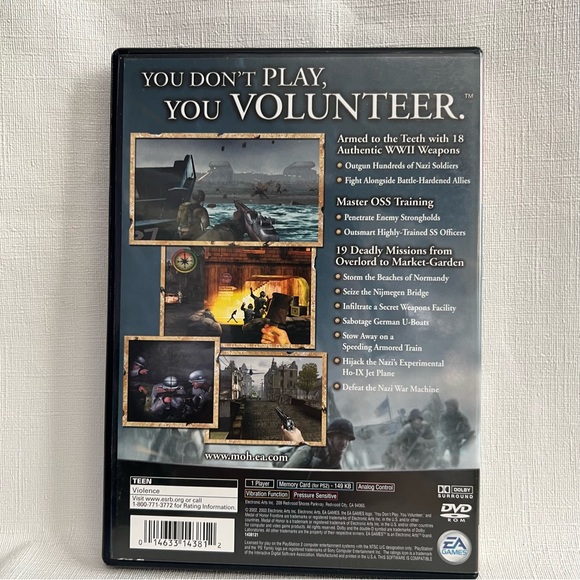 Medal of Honor Frontline Greatest Hits Sony PlayStation 2 Game - Picture 2 of 3